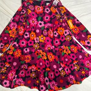 Gymboree Vibrant Floral Corduroy Dress